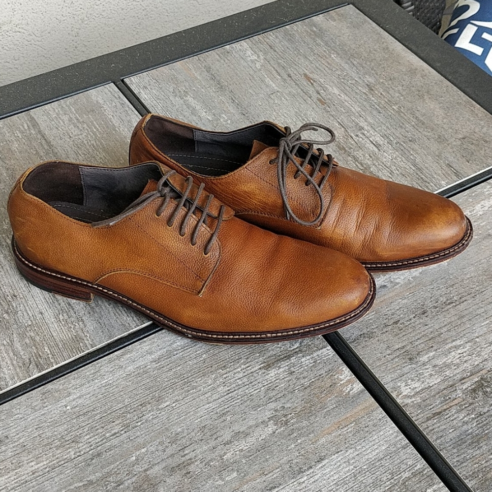 Aston Gray Orlando leather dress shoes in size 8.5